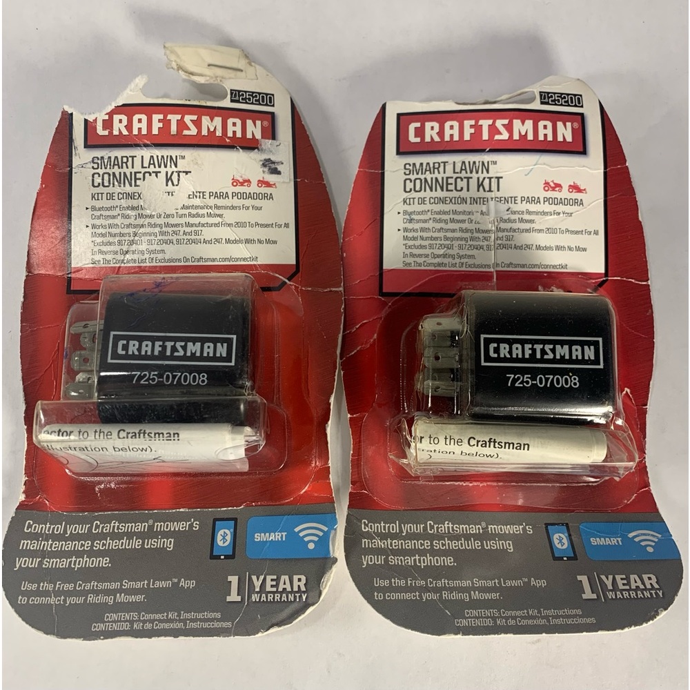 (2) Craftsman Smart Lawn Mower Connect Kit 9-25200 ~ NEW